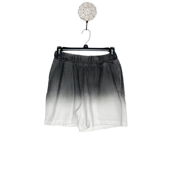 NEW Vero Moda Betty Ombre Sweat Shorts in Tie Dye Black Size XS - Picture 1 of 8